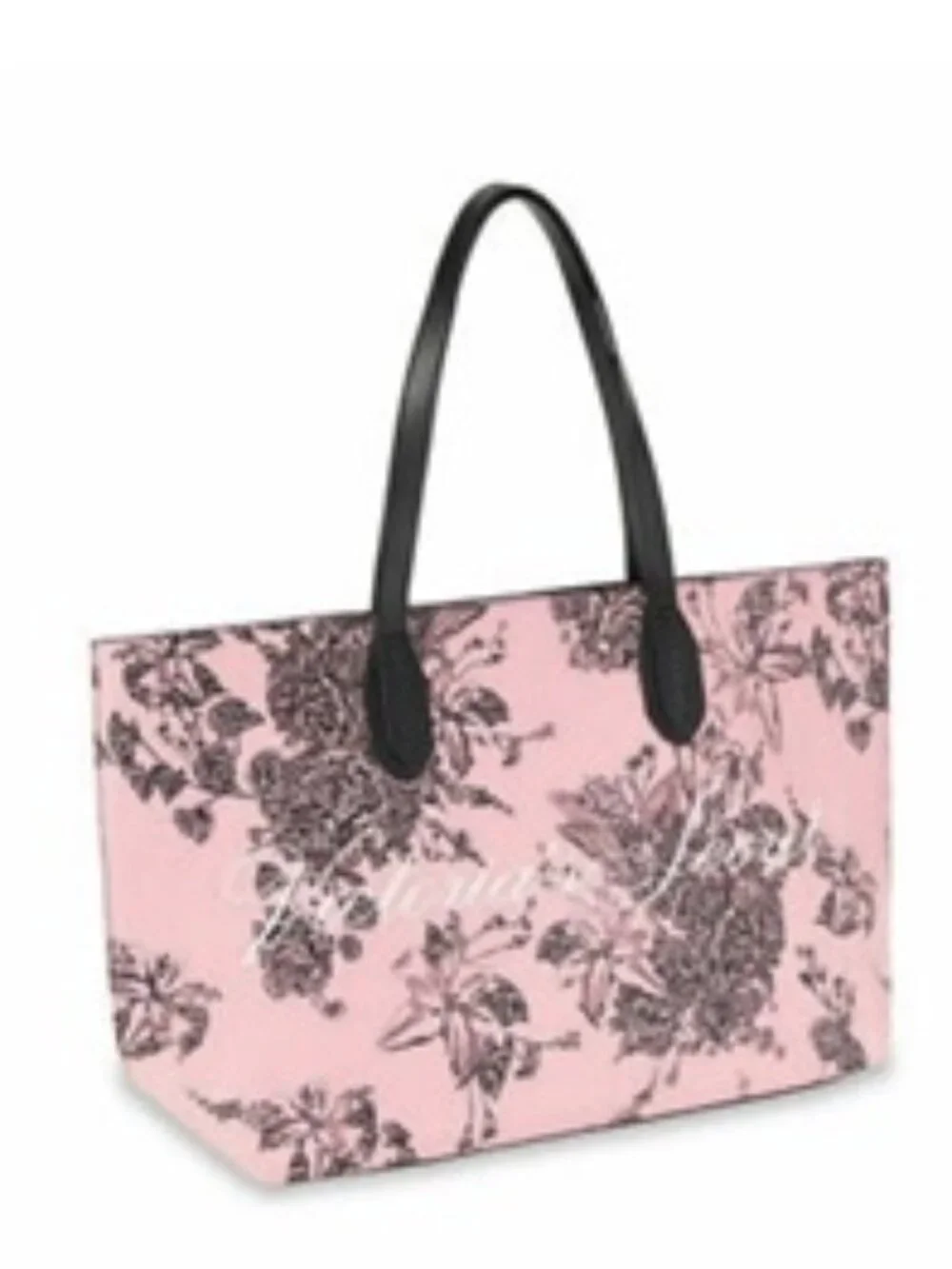 Nwt Victoria's Secret Pink Floral Tote Bag Purse Limited Edition
